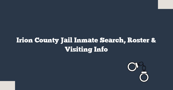 Irion County Jail Inmate Search, Roster & Visiting Info