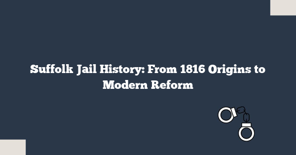 Suffolk Jail History: From 1816 Origins to Modern Reform