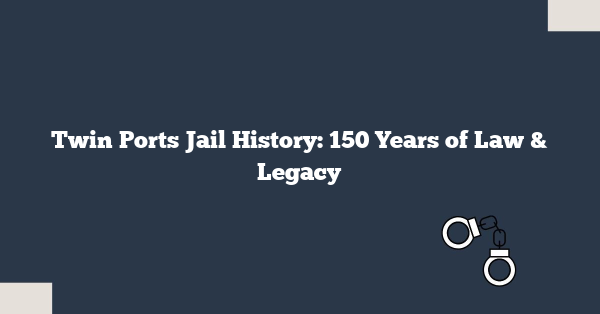 Twin Ports Jail History: 150 Years of Law & Legacy